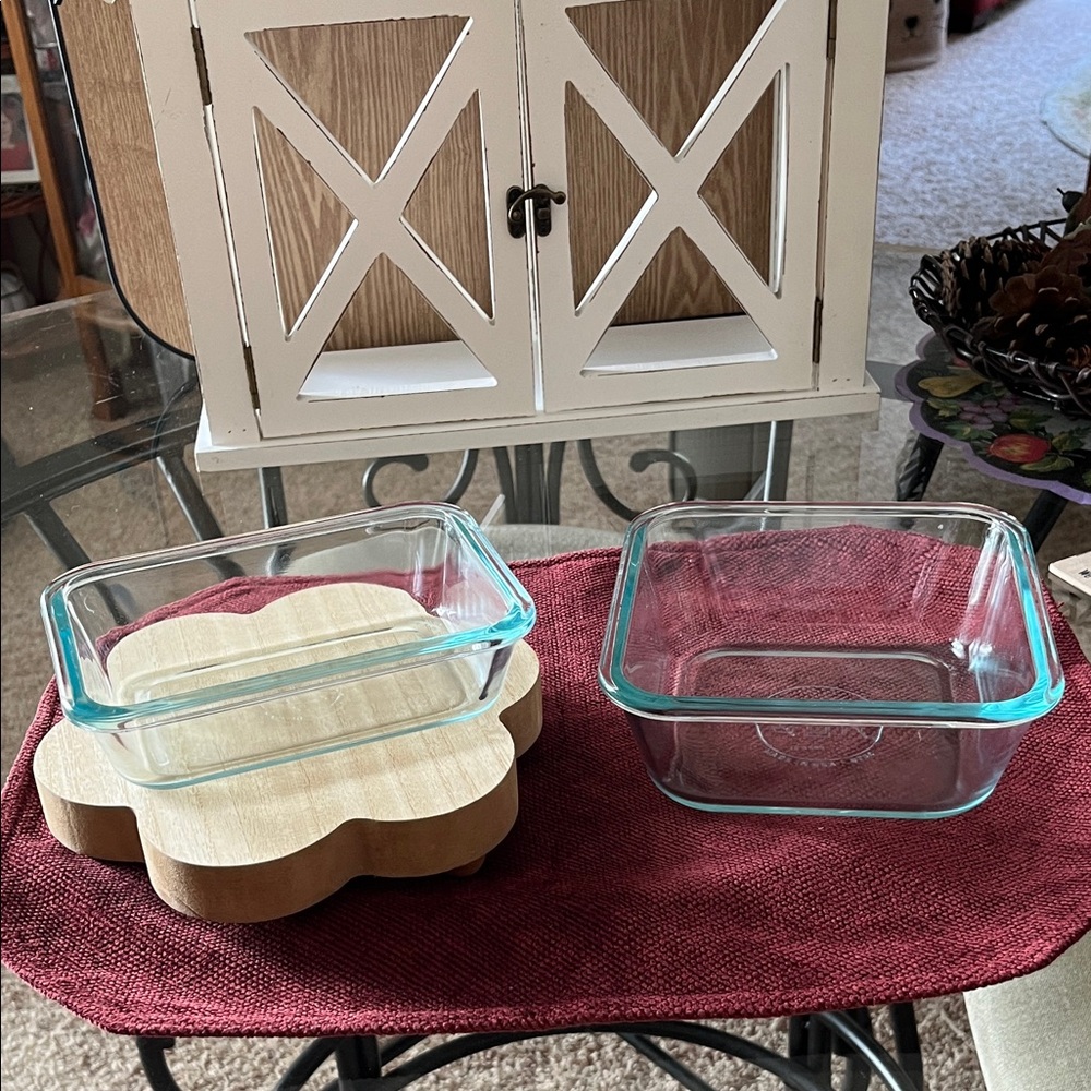 Pyrex Clear Glass Bakeware Set
